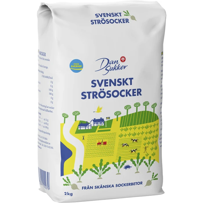Strösocker 2kg Dansukker
