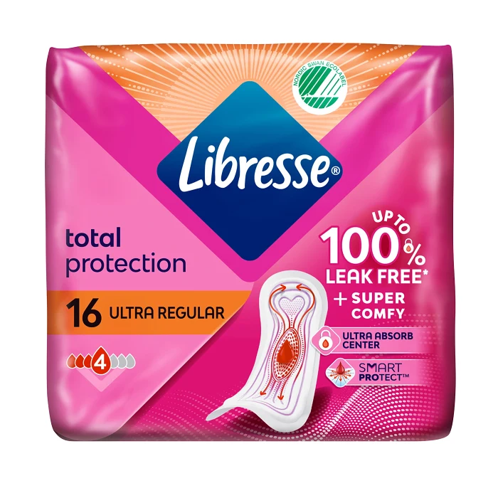 Bindor Ultra thin Normal Utan vingar 16-p Libresse