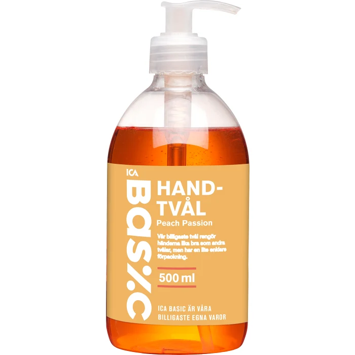 Handtvål Peach Passion 500ml ICA Basic