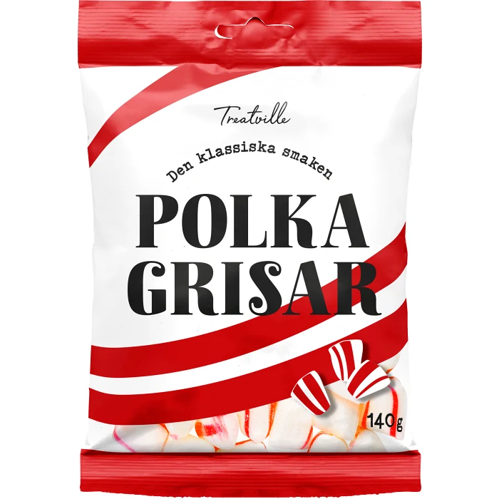 Polkagrisar 140g Treatville