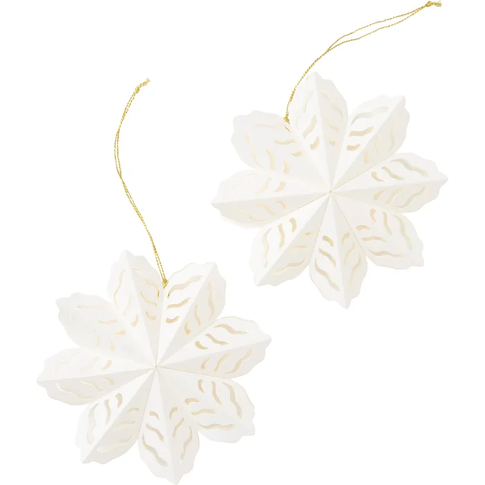 Stjärna 15cm 2-p vit ICA