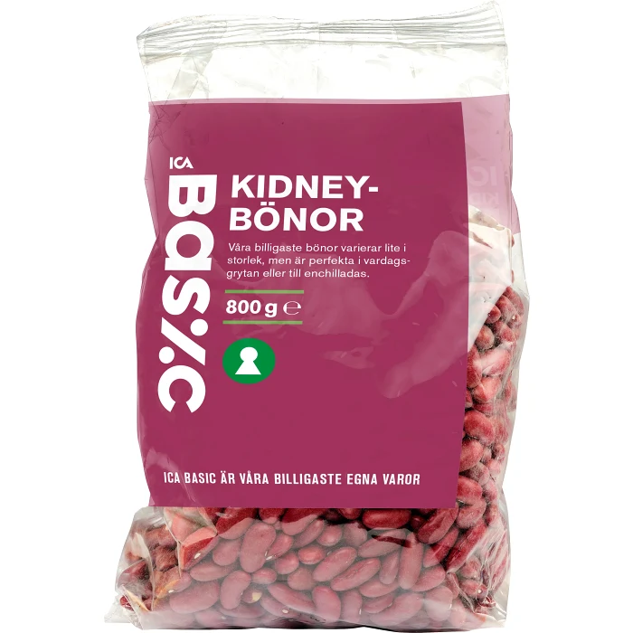 Kidneybönor 800g ICA Basic