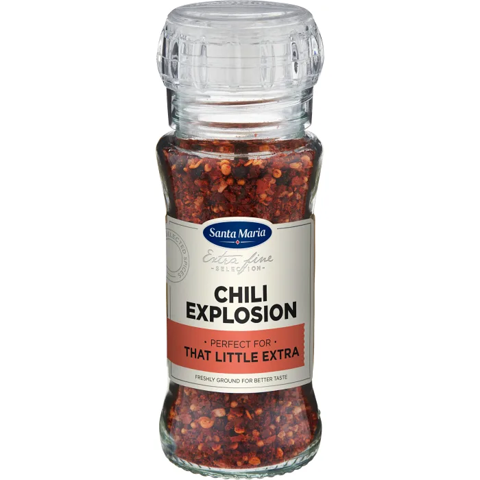 Chili explosion Kryddblandning Kvarn 70g Santa Maria
