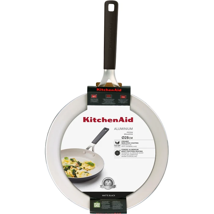 Stekpanna 28cm svart Kitchen Aid