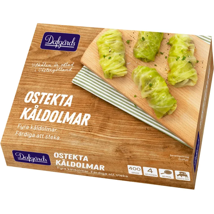 Kåldolmar ostekta 4-p Fryst 400g Familjen Dafgård