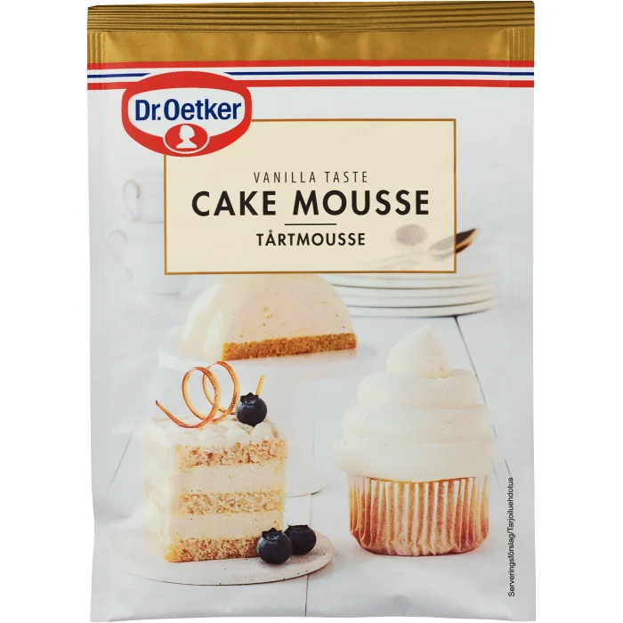 Tårtmousse Vaniljsmak 90g Dr.Oetker