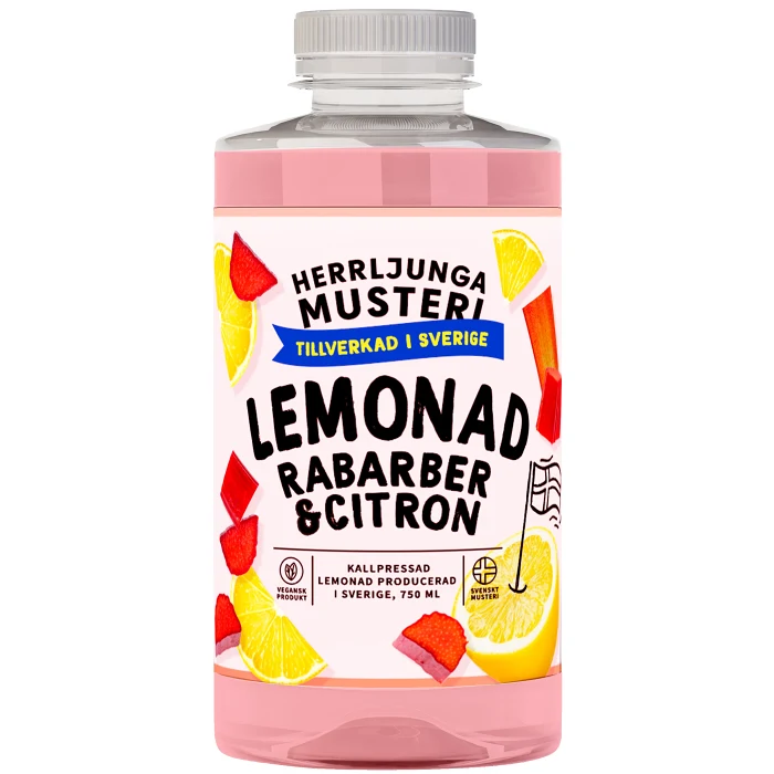Lemonad Rabarber 750ml Herrljunga Musteri