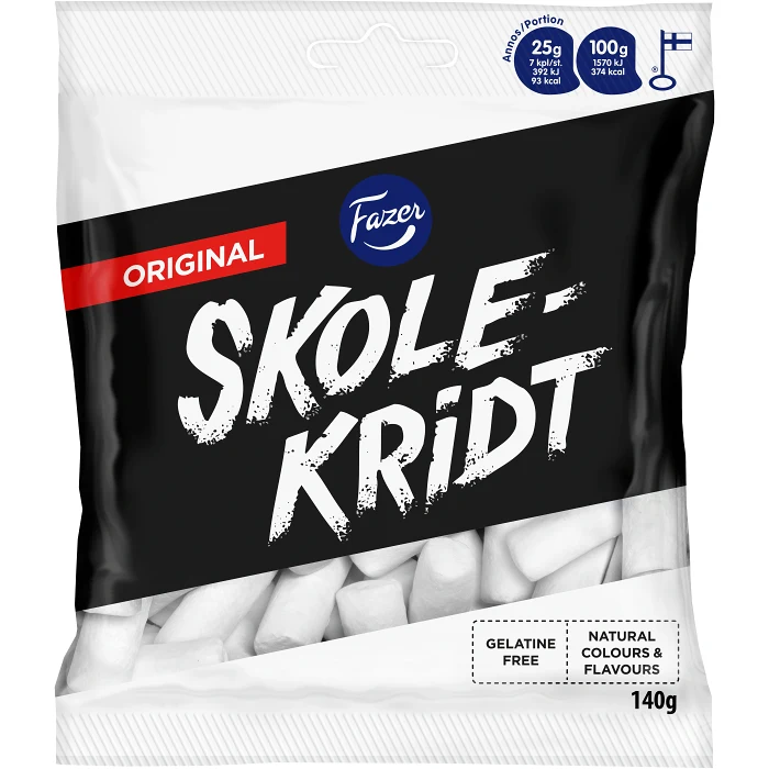 Skolkritor 140g Fazer