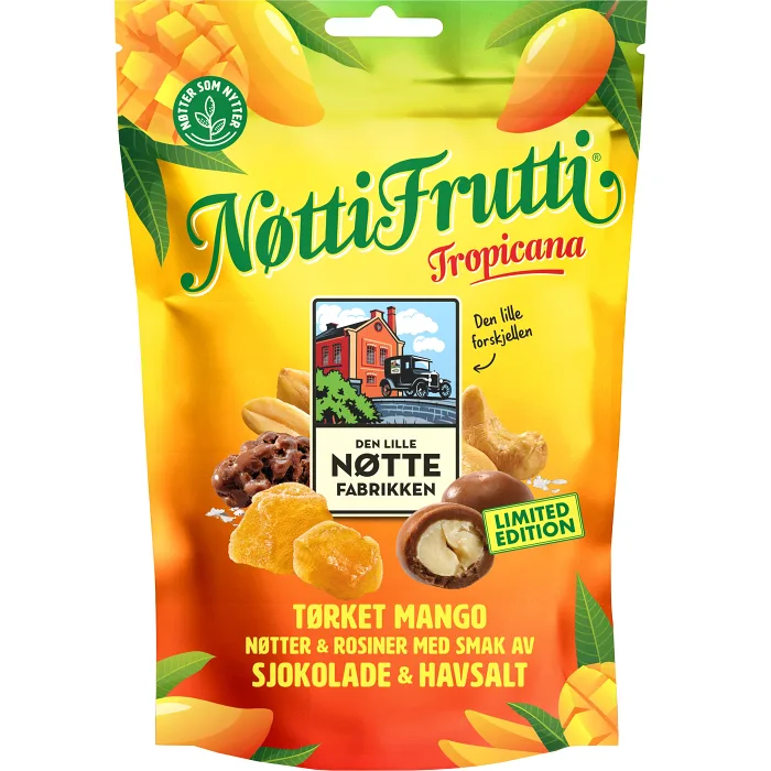 Nötter Tropicana 160g Den Lille Nöttefabrikken