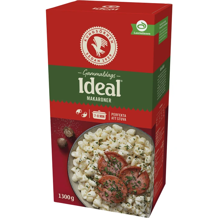 Gammaldags Idealmakaroner 1300g Kungsörnen