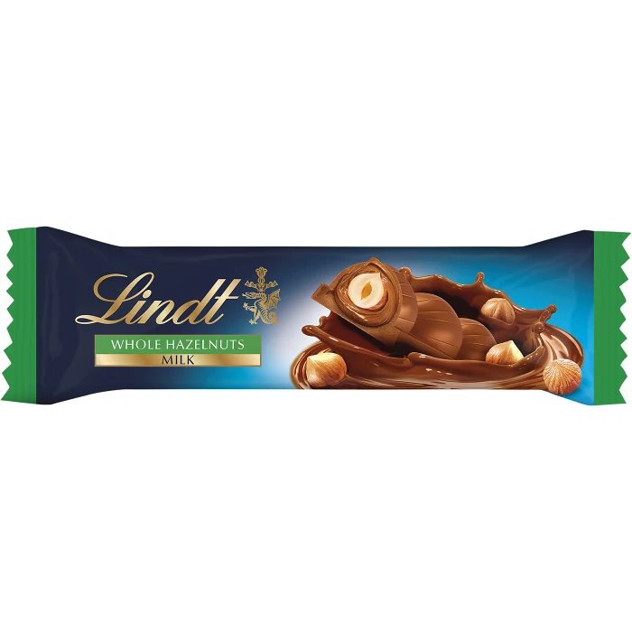 Chokladbar Mjölkchoklad Hasselnöt 35g Lindt