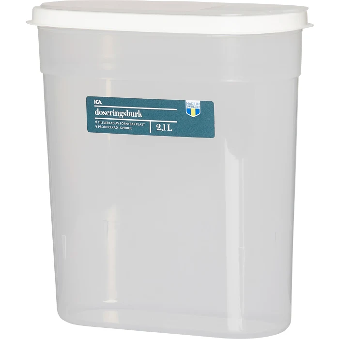 Doseringsburk Vit 2,1l 1-p ICA