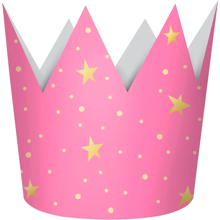 Papperskrona Princess 4-p Decorata Party