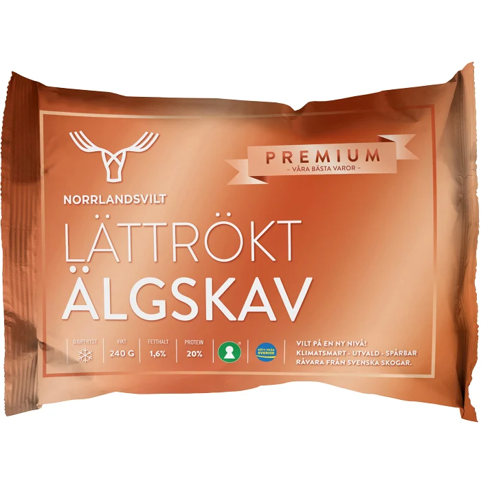Älgskav lättrökt 240g Norrlandsvilt