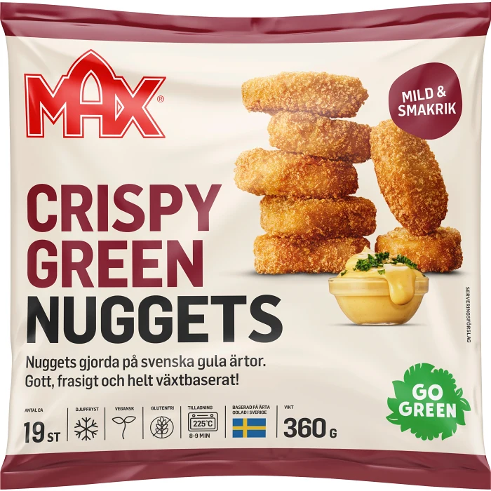 Crispy green nuggets 360g Max