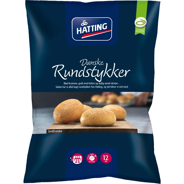 Danska rundstycken Fryst 600g Hatting