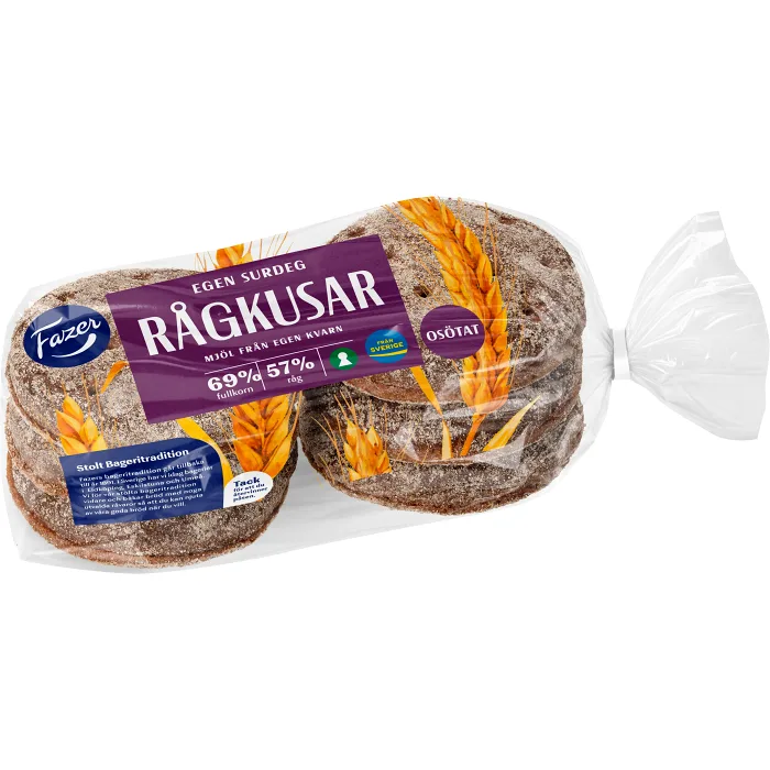 Rågkusar 6-p 338g Fazer
