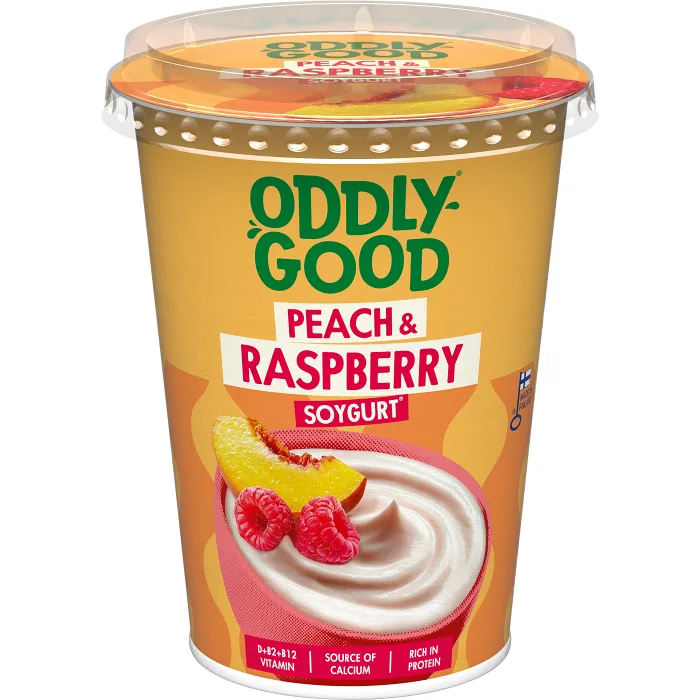 Sojagurt Persika Hallon 400g Oddlygood
