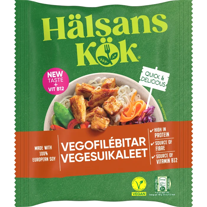 Vegofilébitar 420g Hälsans Kök