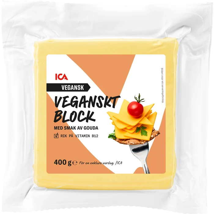 Ost Gouda Block Vegansk 400g ICA