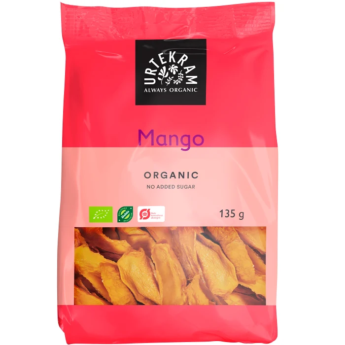 Mango Soltorkad Ekologisk 135g Urtekram