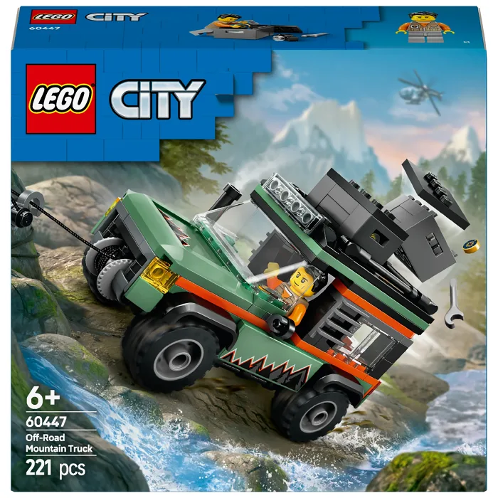 LEGO City 4-hjulsdriven terrängbil för bergskörning 60447