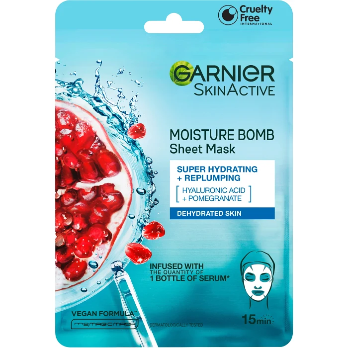 Ansiktsmask Moisture Bomb Sheet Mask 1-p Garnier