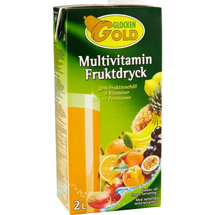Fruktdryck Multivitamin 2l Glocken Gold