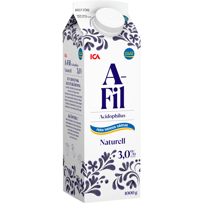A-fil Naturell 3% 1000g ICA