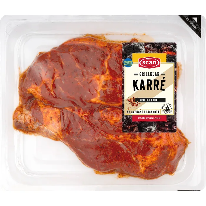 Karré Färsk Grillkryddad ca 500g Scan