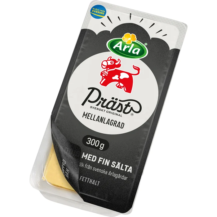 Präst® skivad ost 31% 300g Arla Ko®