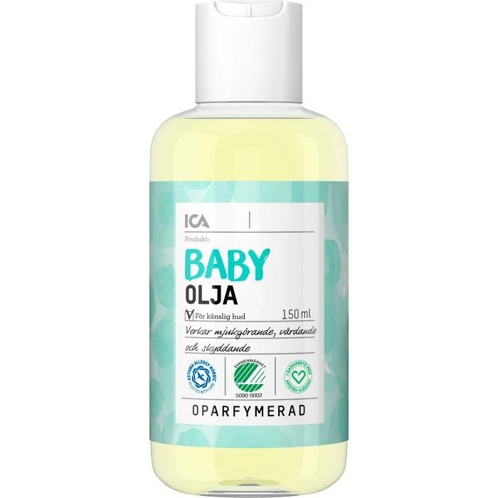 Baby Olja 150ml ICA hjärtat
