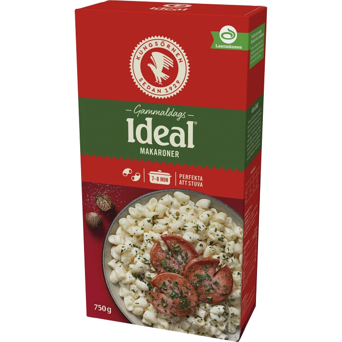 Gammaldags Idealmakaroner 750g Kungsörnen
