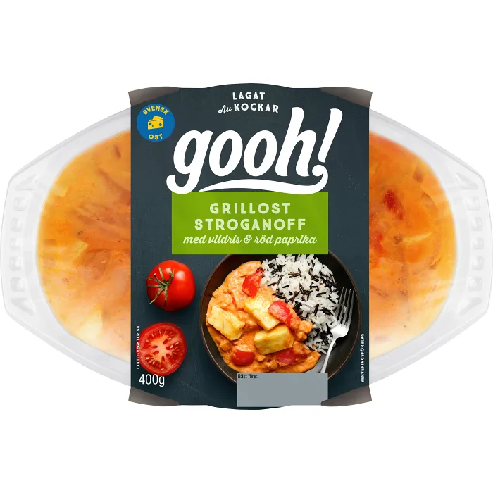 Färdigmat Grillost Stroganoff med vildris 400g Gooh