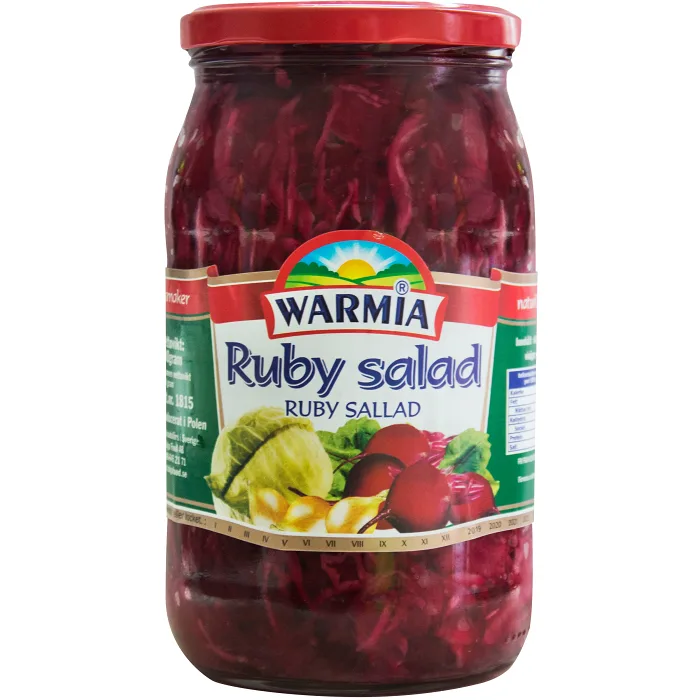 Strimlad rödbeta 800g Warmia