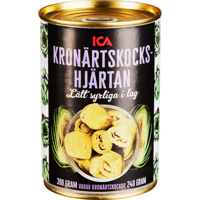 Kronärtskockshjärtan 390g ICA