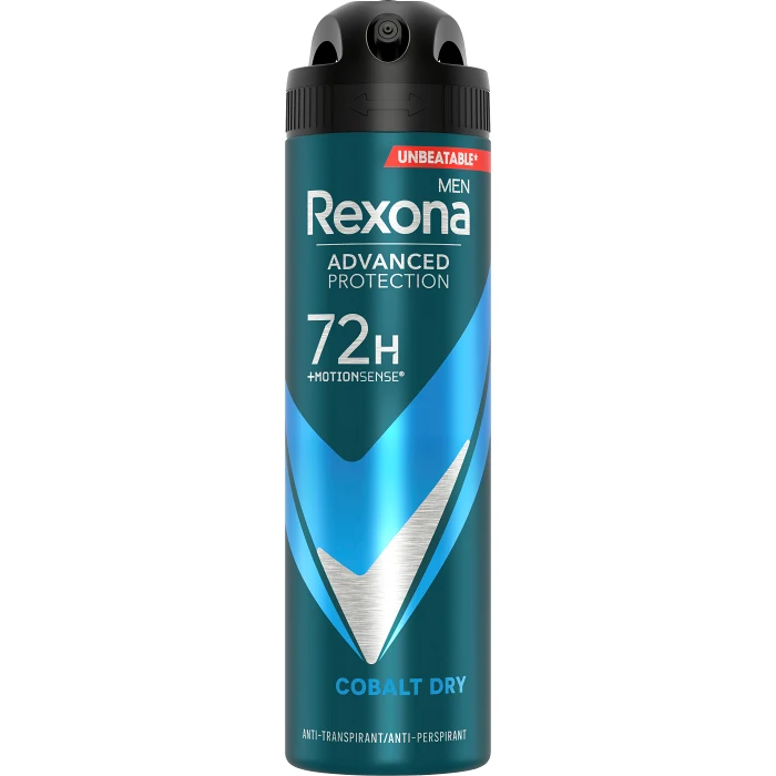 Deodorant 72h Advanced Protection Cobalt Dry Spray 150ml Rexona