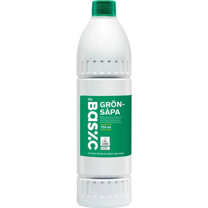 Såpa Grön 750ml ICA Basic