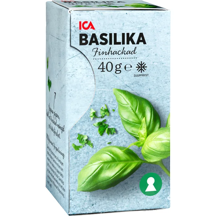 Basilika Finhackad Fryst 40g ICA
