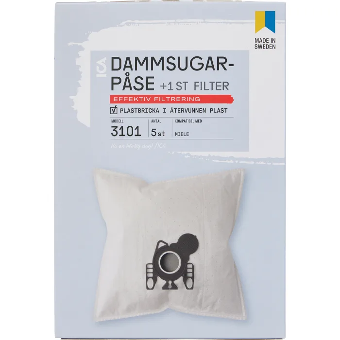 Dammsugarpåse 3101 5-p ICA