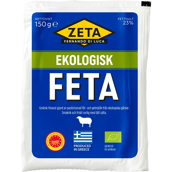 Feta Ekologisk 150g Zeta