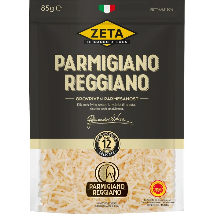 Parmigiano Reggiano riven 85g Zeta