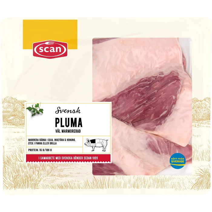 Pluma Färsk ca 550g Scan