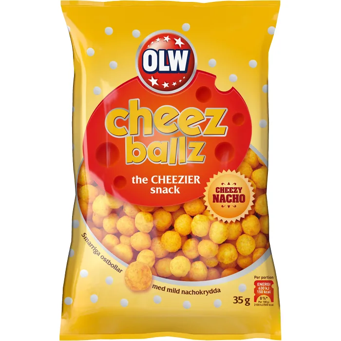 Cheez ballz liten påse 35g OLW