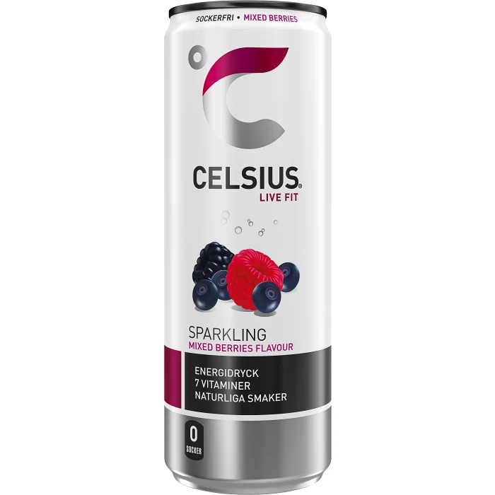 Energidryck Mixed Berries 355ml Celsius