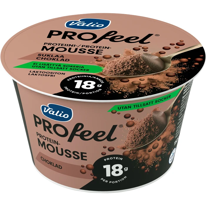 Proteinmousse Choklad 1,8% Laktosfri 150g Valio PROfeel®