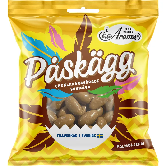 Påskägg Chokladdragé 90g Aroma