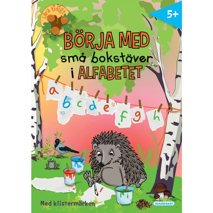 Börja med små bokstäver i alfabetet