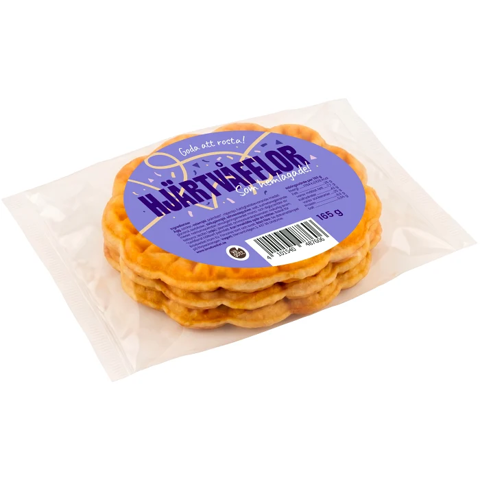 Hjärtvåfflor 165g Vagott