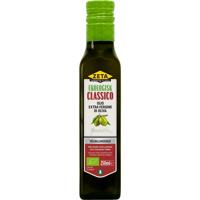 Extra Virgin Olivolja Ekologisk 250ml Zeta